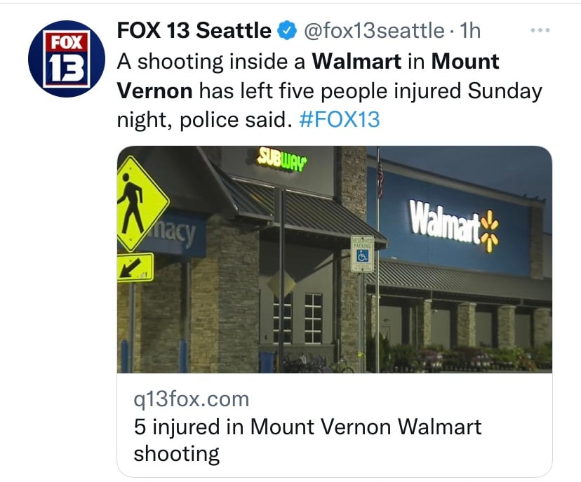 Piden información sobre tiroteo en Walmart
