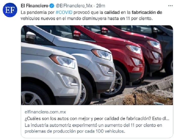 Autos con mejor y peor fabricación durante 2021