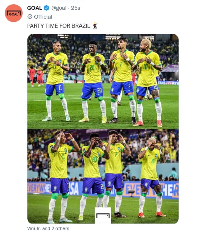 Brasil vs Corea del Sur: Los brasileños no esperan mucho tiempo para hacerse presentes en el marcador