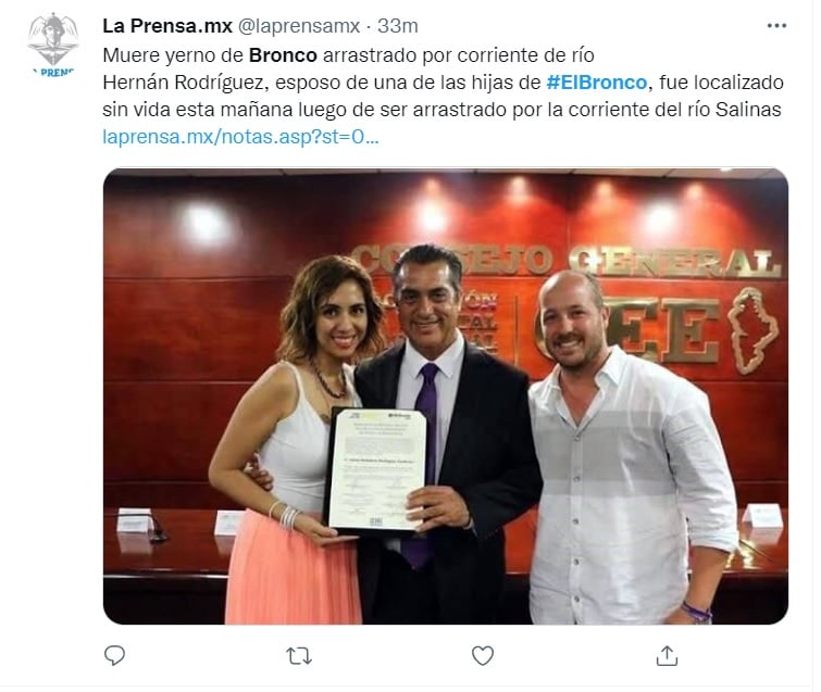 ¿Qué parentesco tenía esta persona con El Bronco?