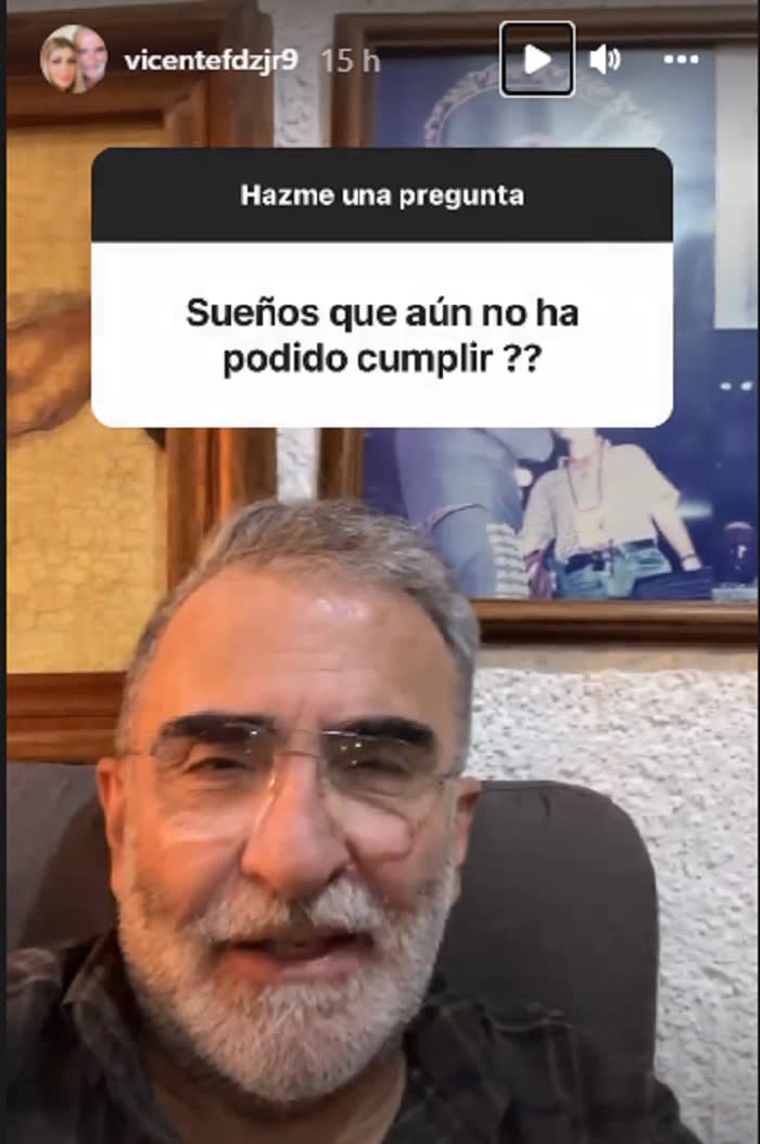 Vicente Fernández jr opens his heart