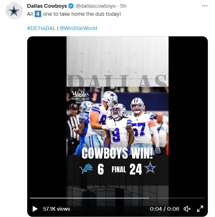 Dallas Cowboys se enfrentó a la peor defenisva de la NFL