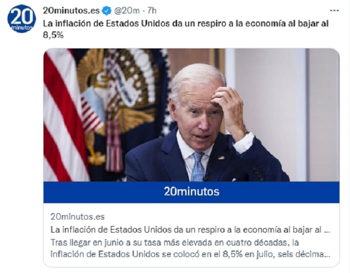 Inflación de EEUU: Gobierno de Biden no comparte diagnóstico