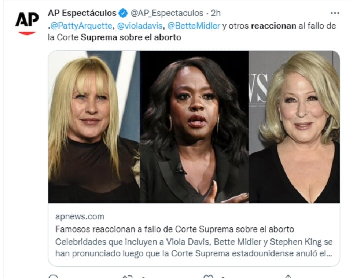 Más famosos reaccionan a este fallo sobre el aborto
