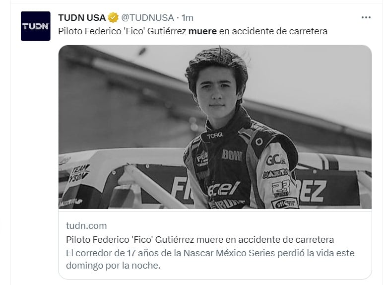 Descanse en paz, Federico Gutiérrez