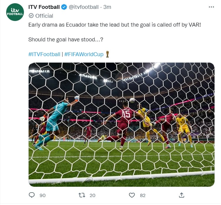 Qatar vs Ecuador: Inicio polémico