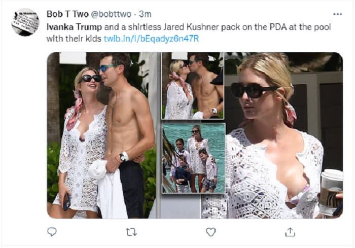 Ivanka Trump took time for photos