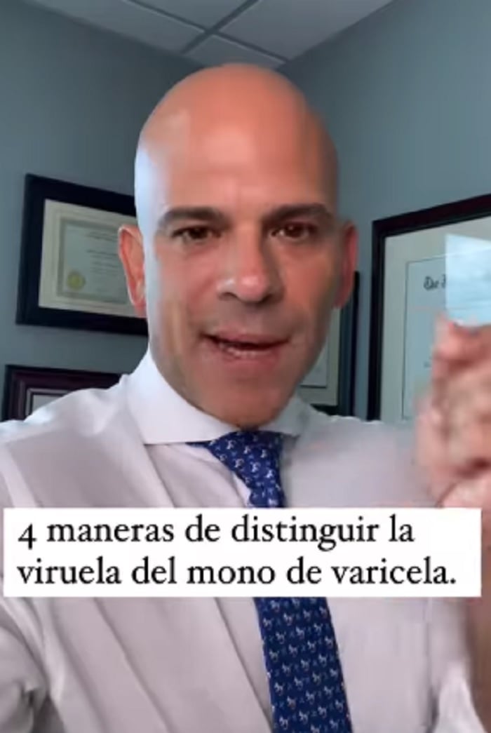 What does Dr Juan Rivera say about monkeypox?