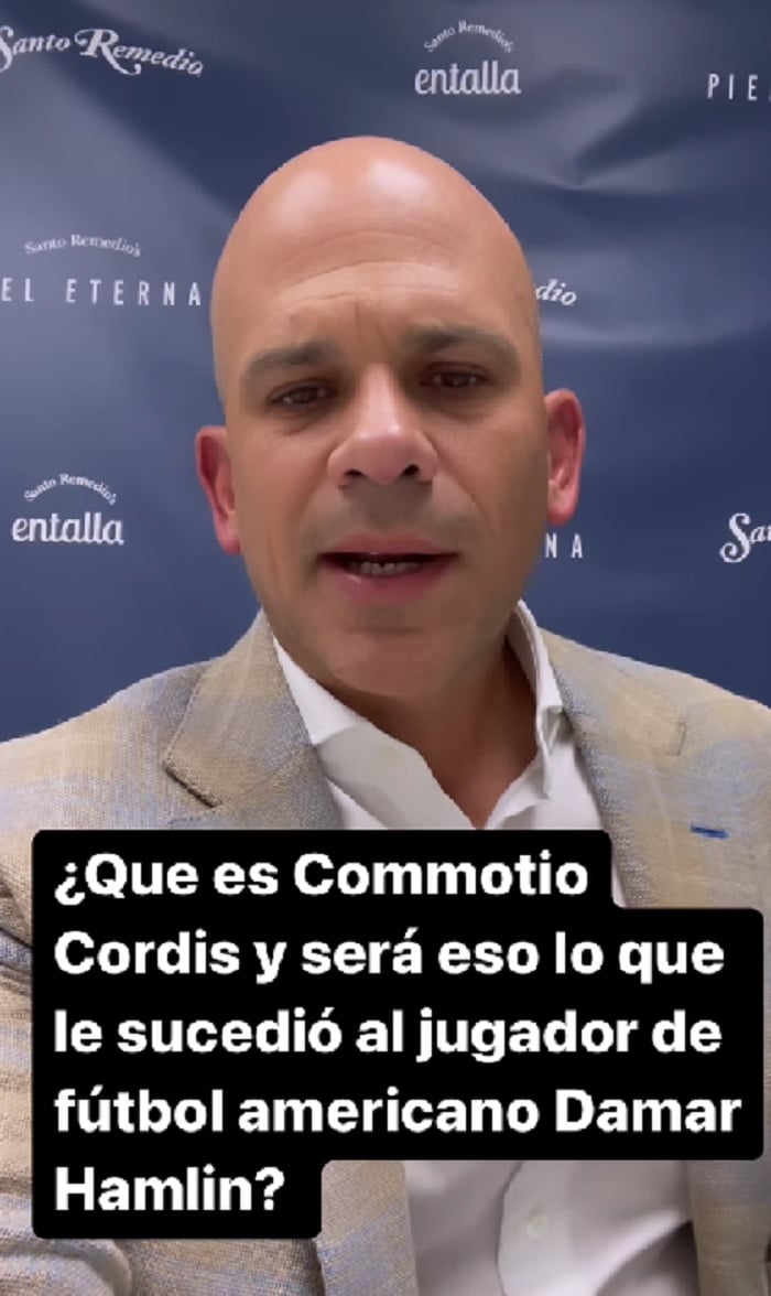 "Qué triste lo que le sucedió al jugador de los Buffalo Bills Damar Hamlin": Dr Juan Rivera