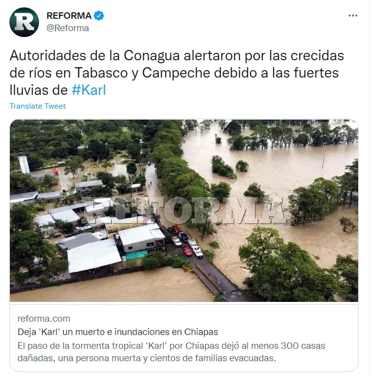 Se toman medidas tras el paso de Karl
