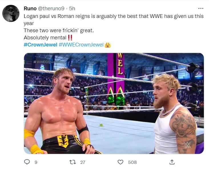 Más resultados de la Crown Jewel 2022