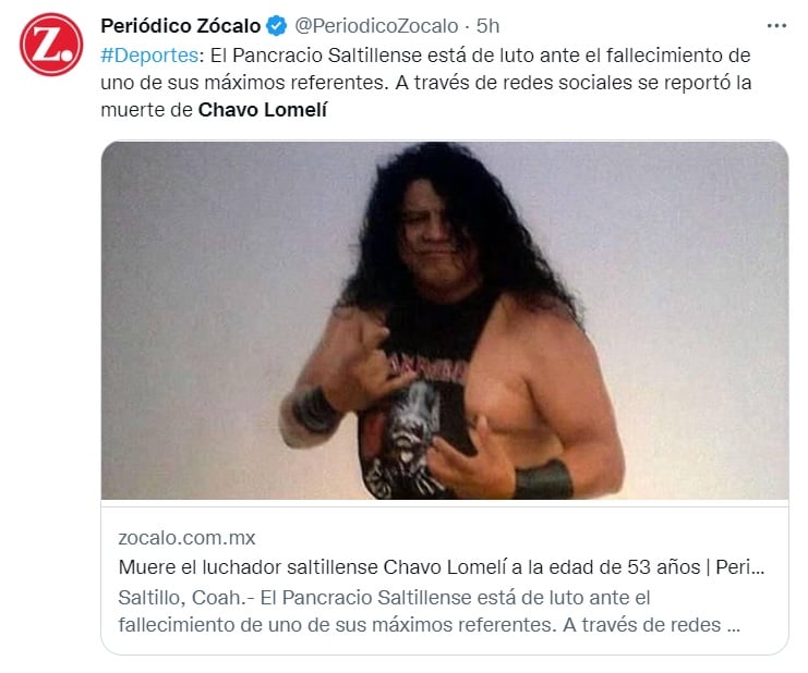 Descanse en paz, Chavo Lomelí
