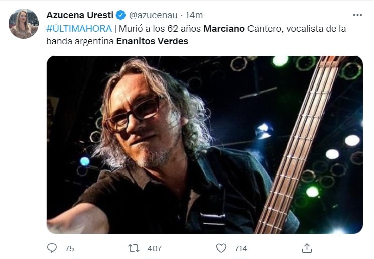 "El panorama no era bueno", expresó el hijo de Marciano Cantero