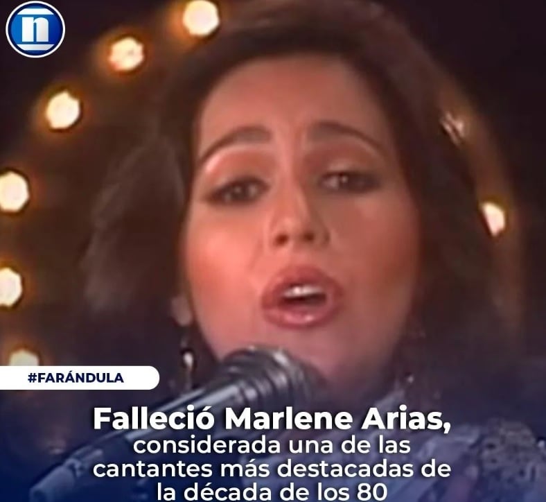 About to taste the 'honeys' of success, Marlene Arias withdrew from the stage forever