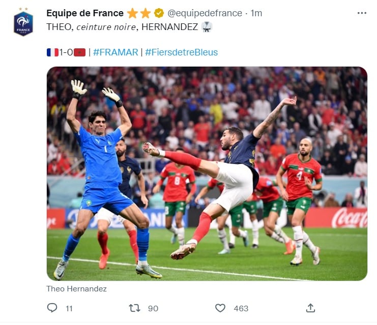 Francia vs Marruecos: 'Les Bleus' inauguran el marcador
