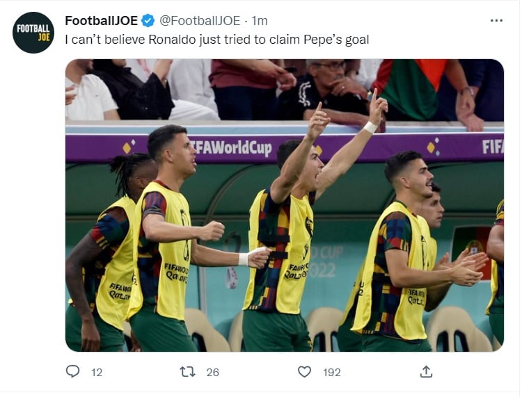 Portugal vs Suiza: El sustituto de Cristiano Ronaldo se hace presente en el marcador