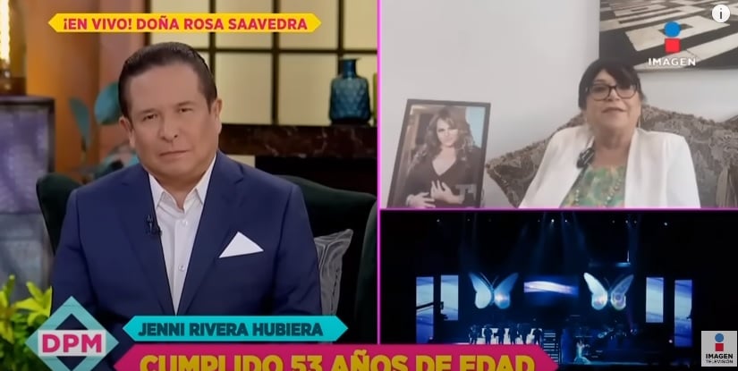 La señora Rosa confiesa que ha aprendido a vivir con el dolor de no tener a Jenni Rivera