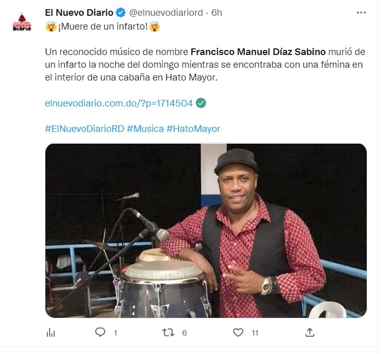 Descanse en paz Francisco Manuel Díaz Sabino