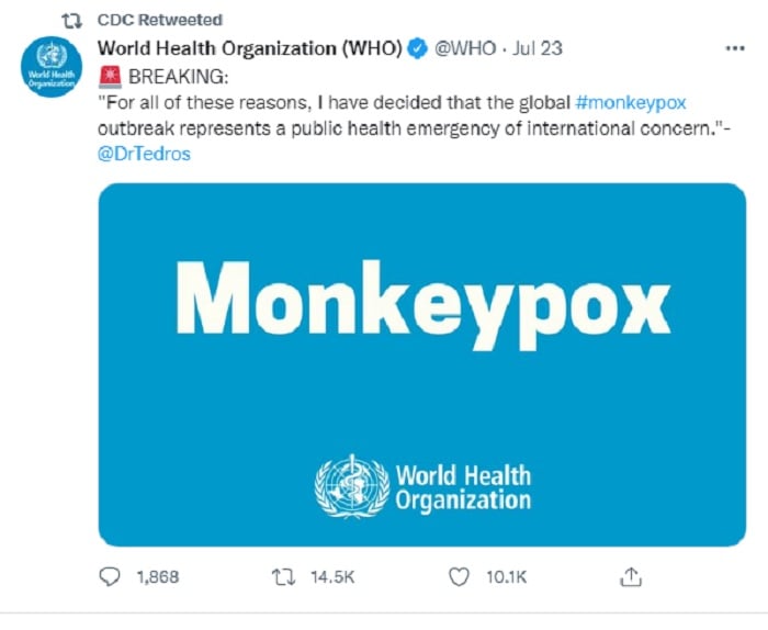 ¿Cuáles son los estados con menos casos de la viruela del mono?