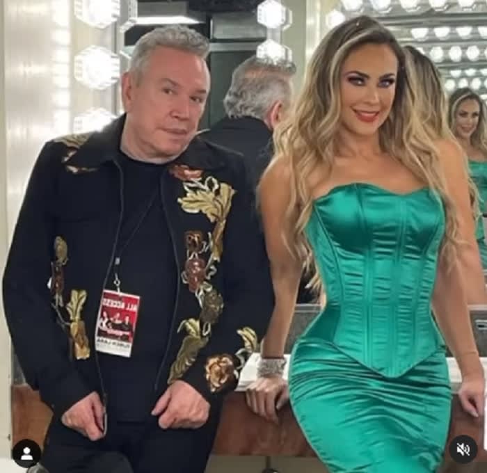 They claim Aracely Arámbula for making up her abdomen