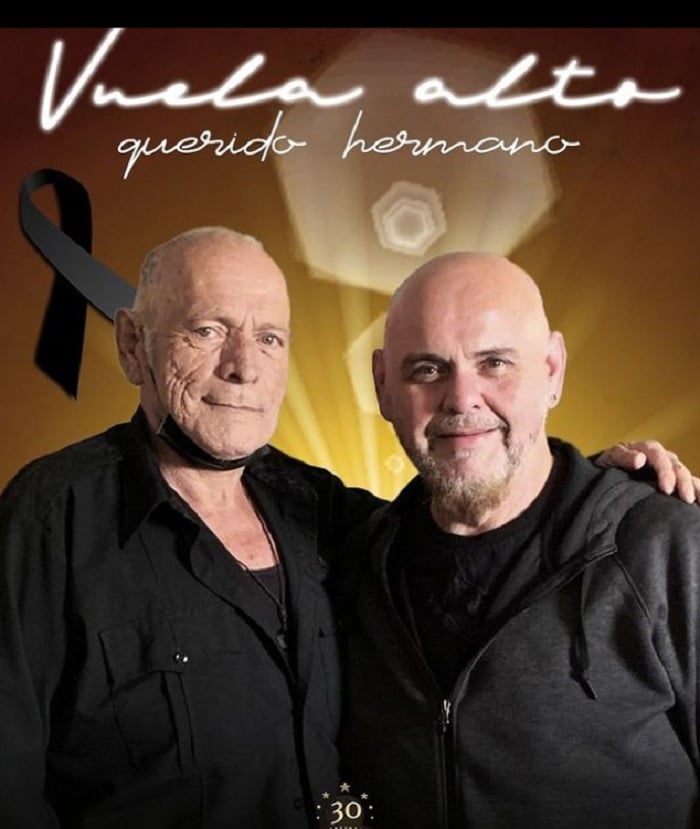 Vocalista de Guardianes del Amor le dedica un emotivo mensaje a su hermano