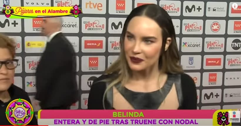 Belinda evades the subject of her thunder with Christian Nodal