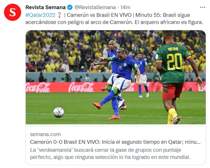 Brasil vs Camerún: Sin correr mayores riesgos