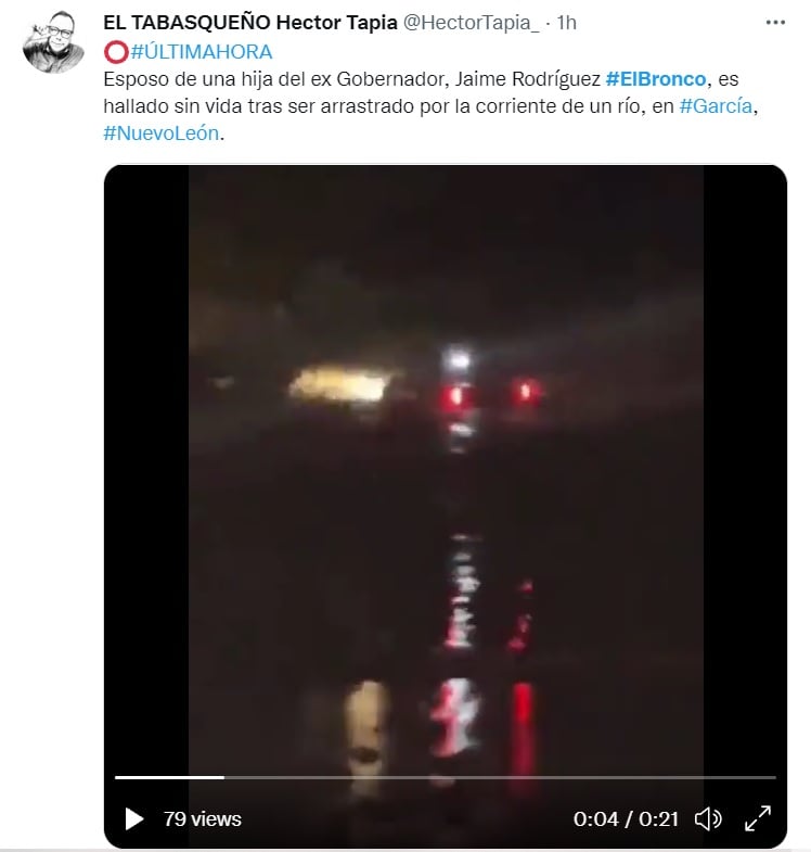 Yerno de El Bronco regresaba de un rancho