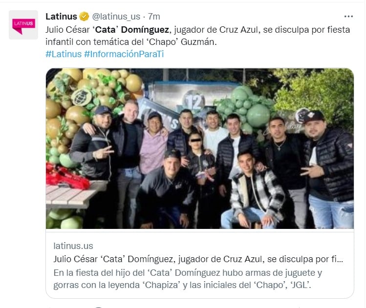 Cata Domínguez ofrece disculpas porla fiesta temática de El Chapo