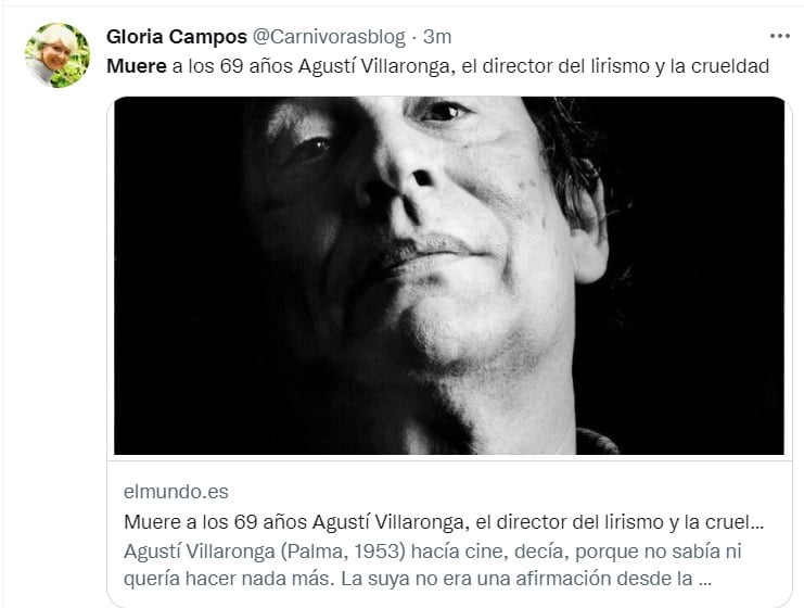 El vientre y el mar fue su última película