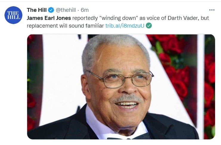 ¿Qué pasará ahora con la voz de James Earl Jones?