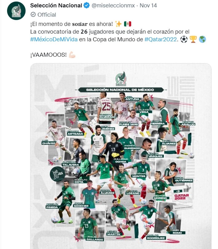 México vs Suecia: La lista de convocados que no dejó muy contentos a todos