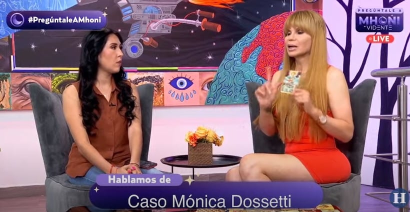 La vidente habla de la situación que vive actualmente la actriz Mónica Dossetti