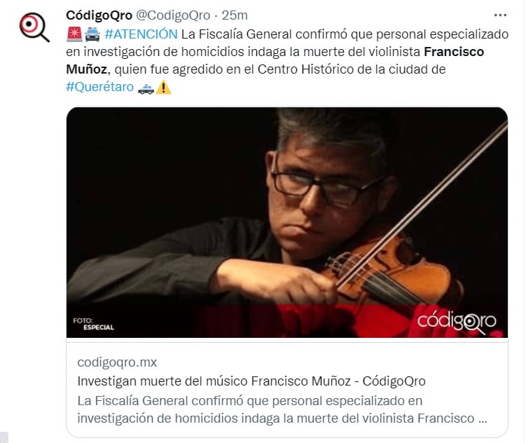 "A mi maestro lo mataron": indignación por el asesinato de Francisco Muñoz