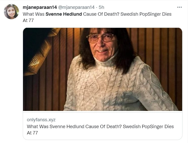 Más sobre Sven Ove Hedlund