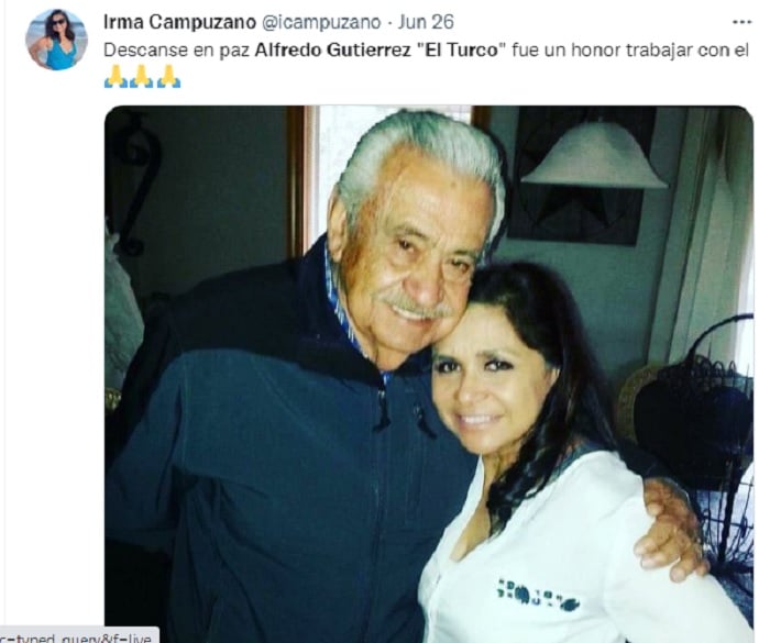 Muere el actor Alfredo Gutiérrez El Turco