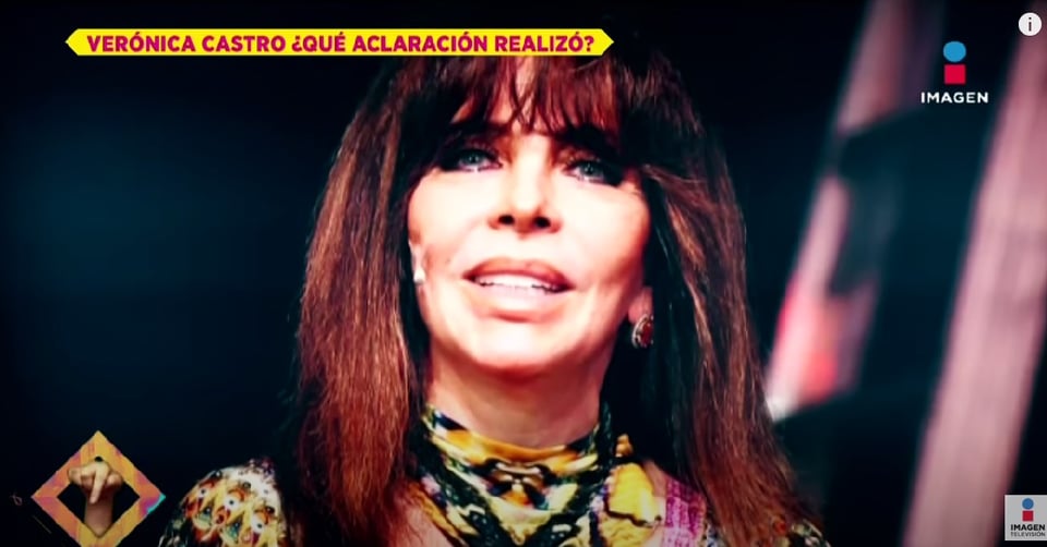 "Verónica Castro siempre ha sido muy generosa"