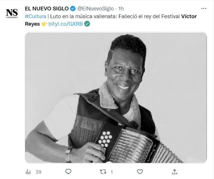 Pedían una cadena de oración por la salud de Víctor Reyes
