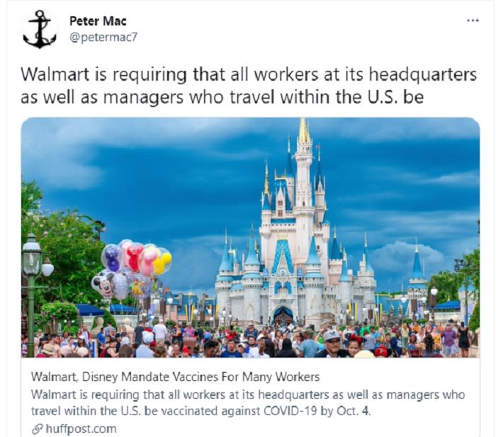 Walmart customers would not wear face masks