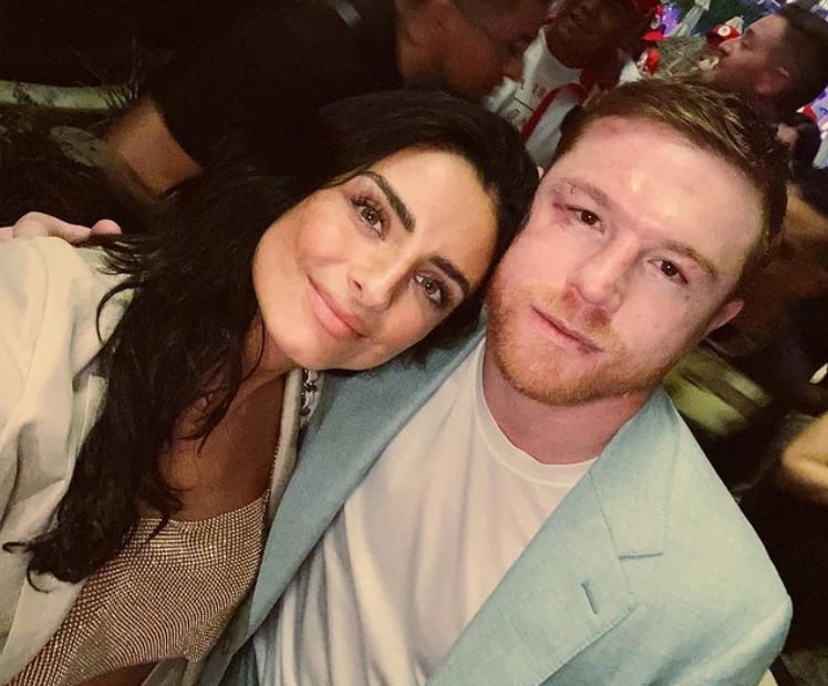 Aislinn Derbez se deja ver con El Canelo Álvarez