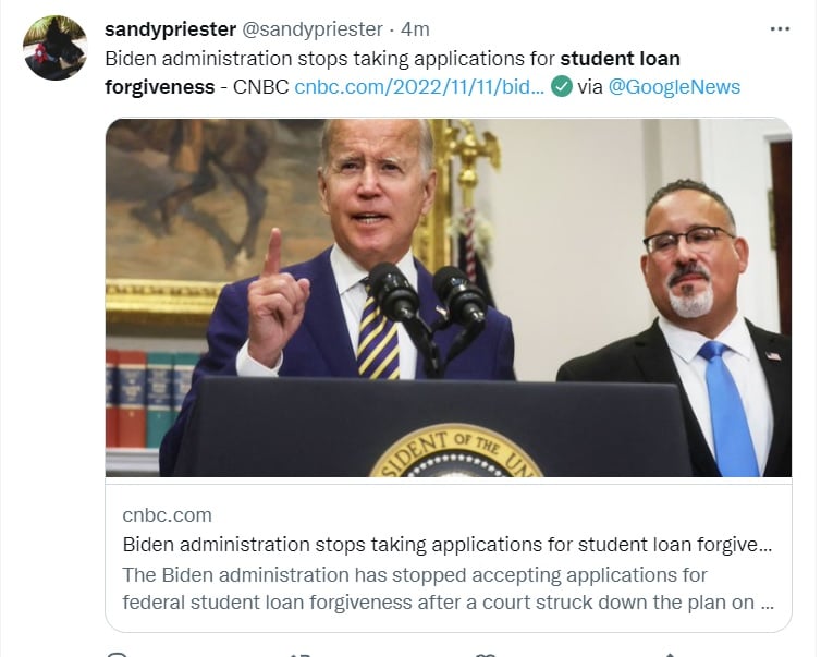 Student loan forgiveness: The program is temporarily suspended