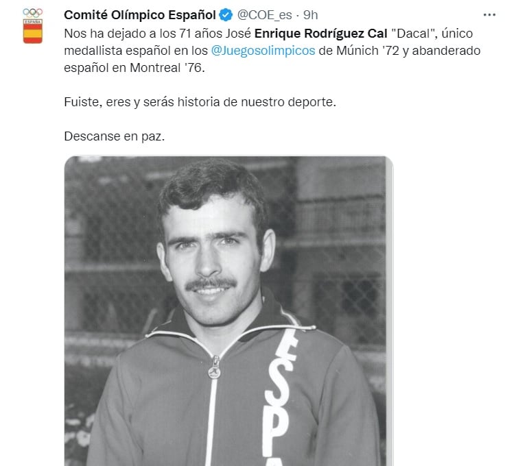 Lamentan la muerte de Enrique Rodríguez Cal