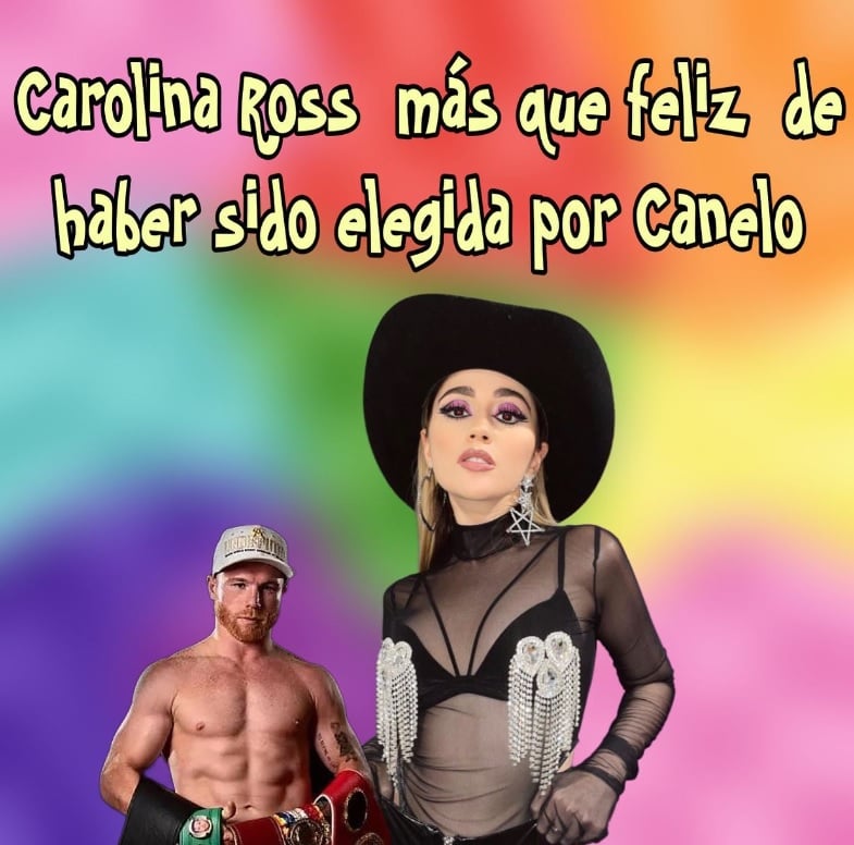 "¿Esta quién es?": reaccionan a la elección del Canelo Álvarez para que Carolina Rossa cante el Himno Nacional de México