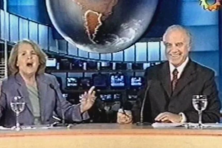 César Mascetti and Mónica Cahen D'Anvers were known as 'the face of the news'