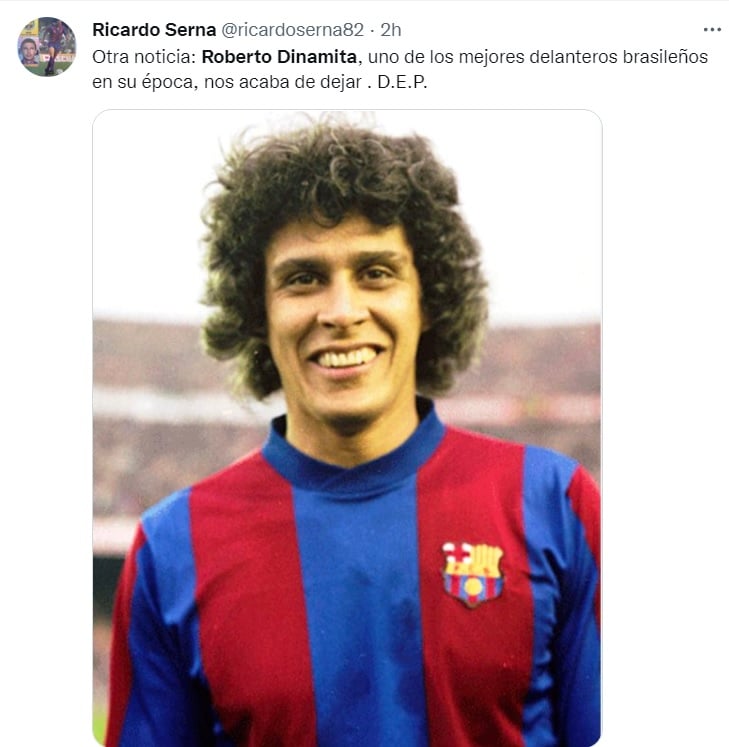 He also played for Barcelona in Spain, but soon returned to the club of his loves