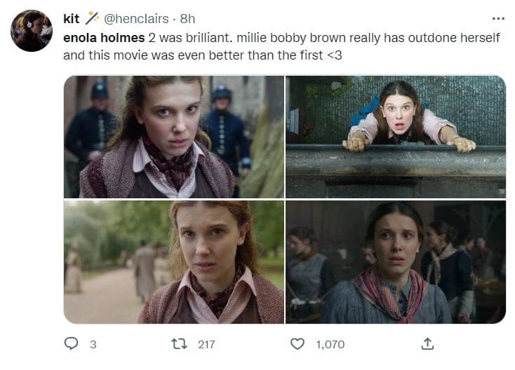 Enola Holmes 2 is based on a true event