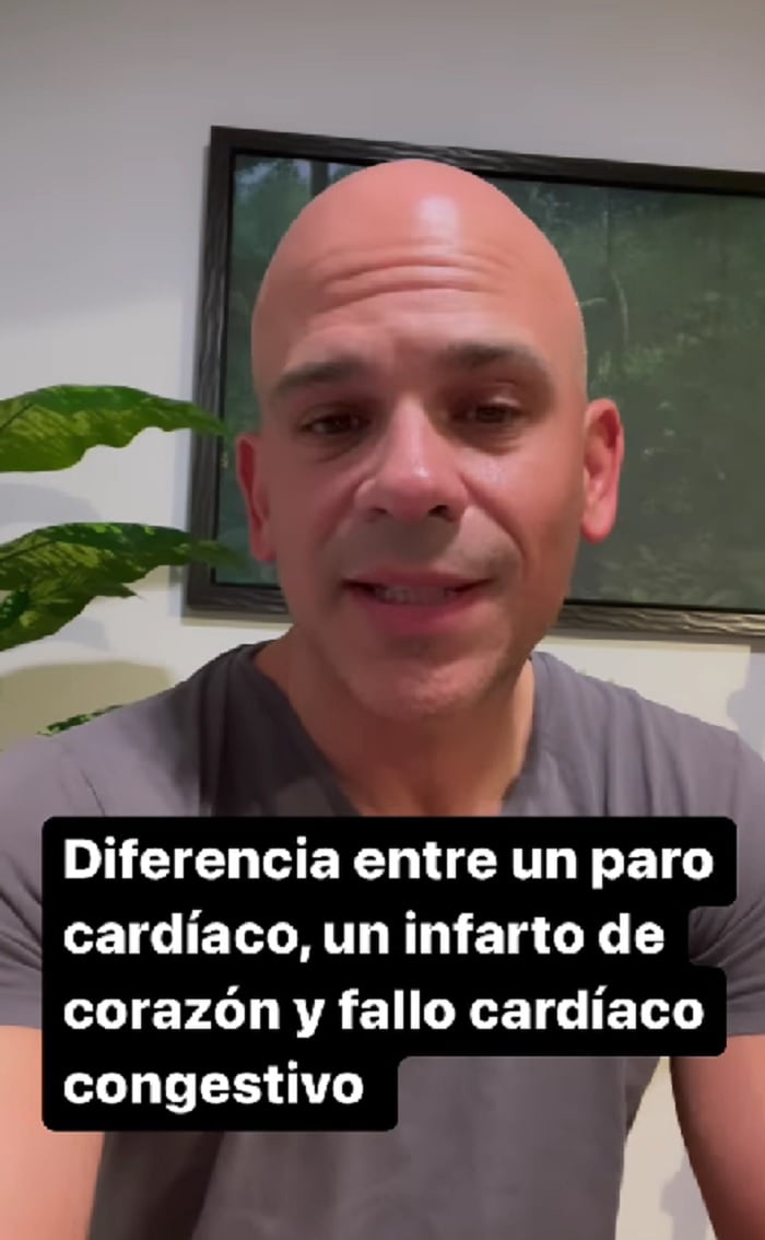 Dr Juan Rivera explica las diferencias entre un paro cardíaco, un infarto de corazón y fallo cardíaco congestivo