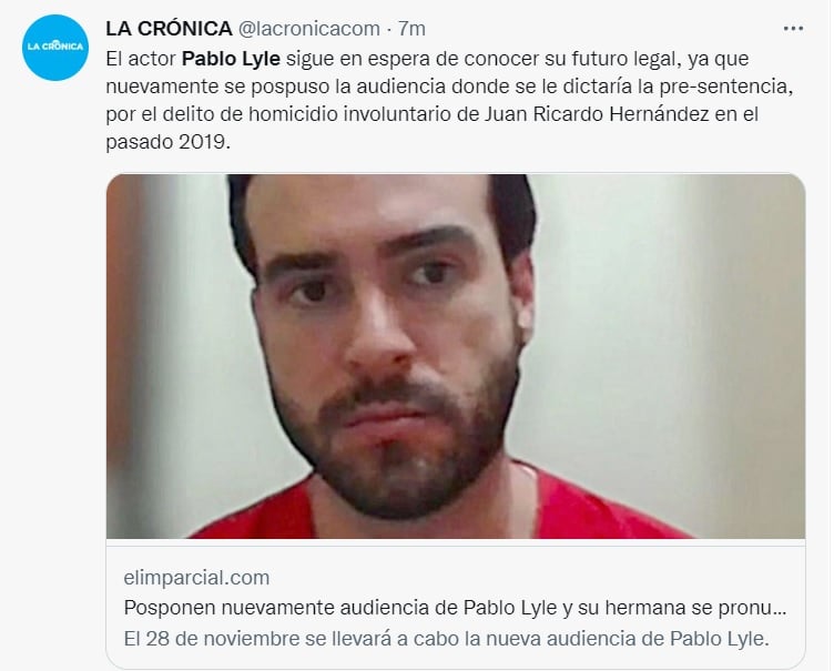 ¿Qué hizo Pablo Lyle para que hoy en día esté en la cárcel en espera de sentencia?