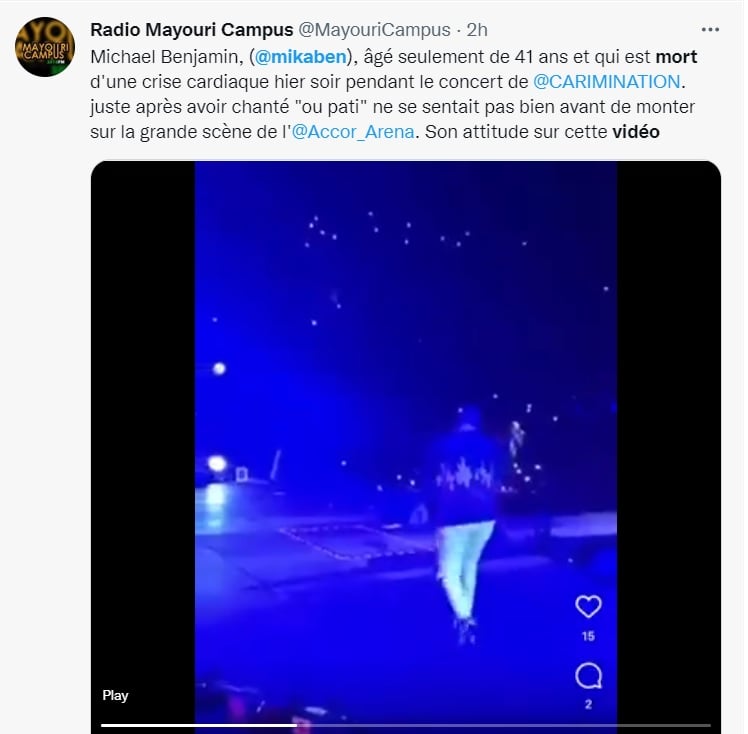El concierto de Mikaben fue suspendido de inmediato