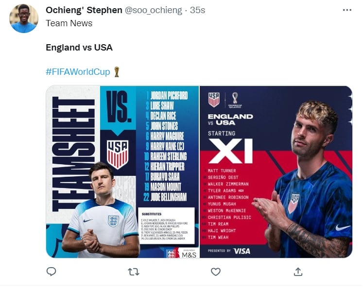 USA vs Inglaterra: ¿Quiénes jugaron?